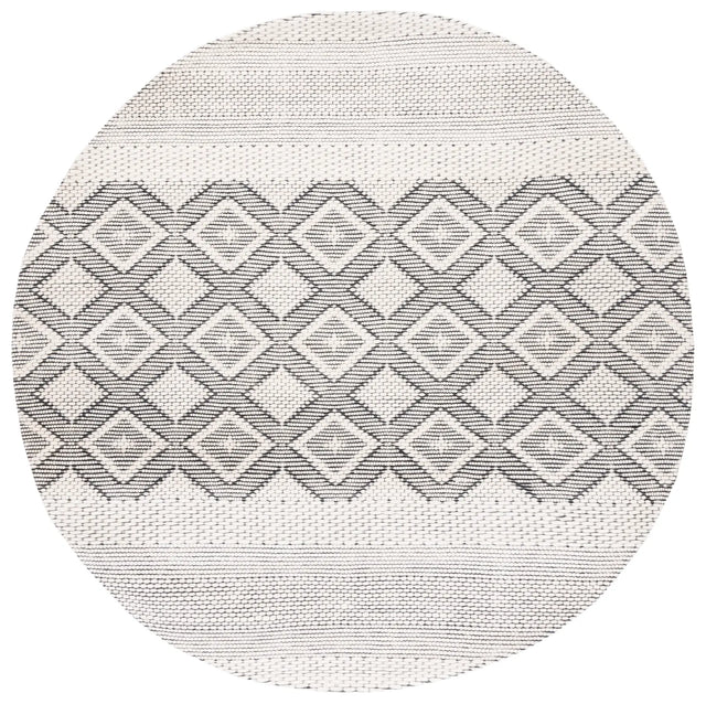 Safavieh Vermont 6'-0" x 6'-0" Rug in Ivory / Black