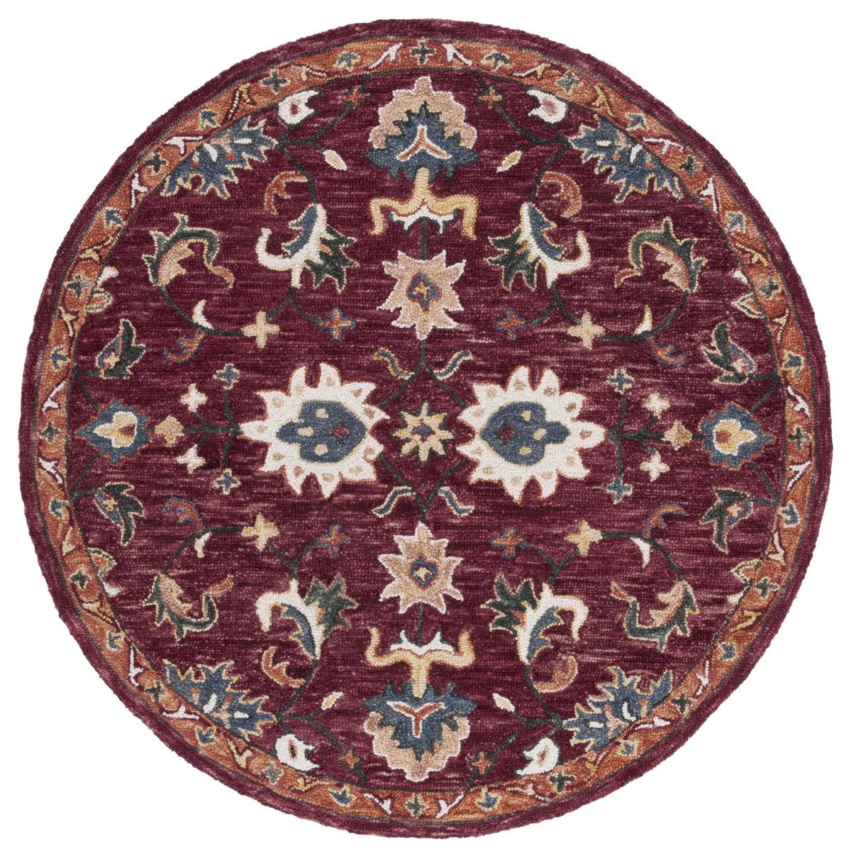 Safavieh Aspen 5'-0" x 5'-0" Rug in Red / Rust