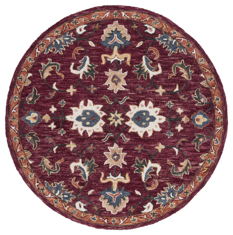 Safavieh Aspen 5'-0" x 5'-0" Rug in Red / Rust