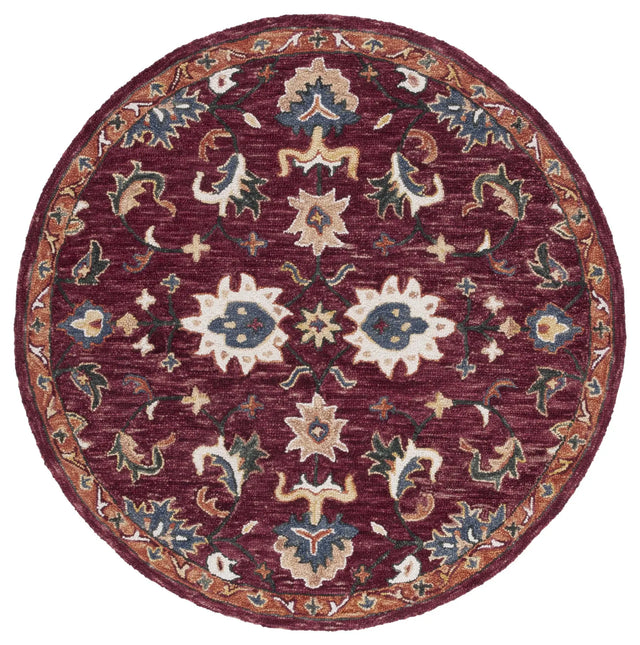 Safavieh Aspen 5'-0" x 5'-0" Rug in Red / Rust