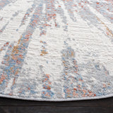 Safavieh Amelia 6'-7" x 6'-7" Rug in Grey / Rust