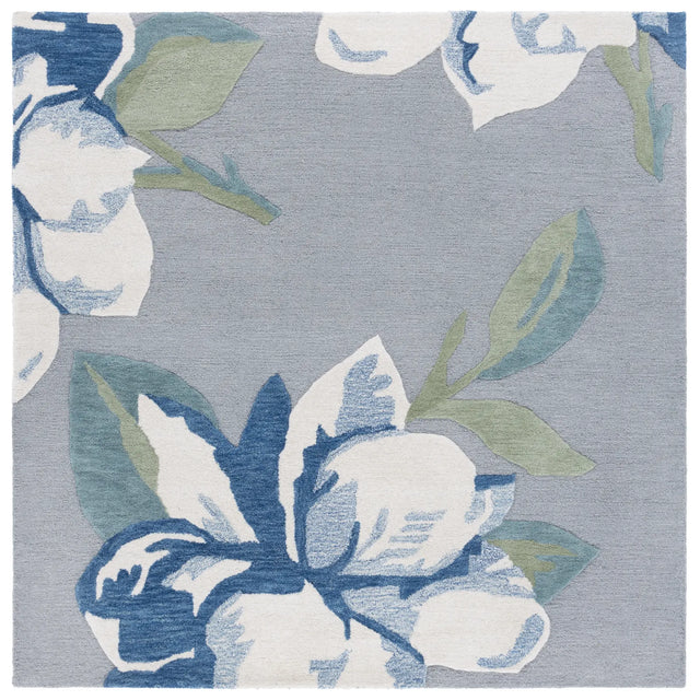 Safavieh Jardin 6'-0" x 6'-0" Rug in Grey / Ivory
