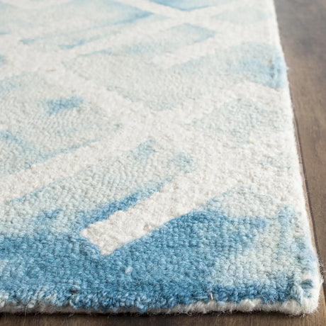 Safavieh Dip Dye 2'-3" x 10'-0" Rug in Blue / Ivory
