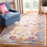 Safavieh Crystal 4'-0" x 6'-0" Rug in Cream / Teal