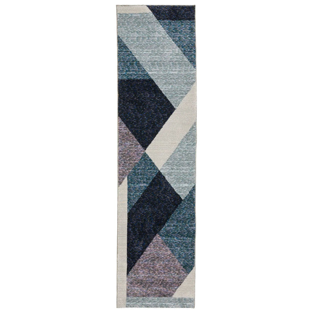 Oriental Weavers Sphinx Strada Str08 Blue/ Purple Rugs - runner