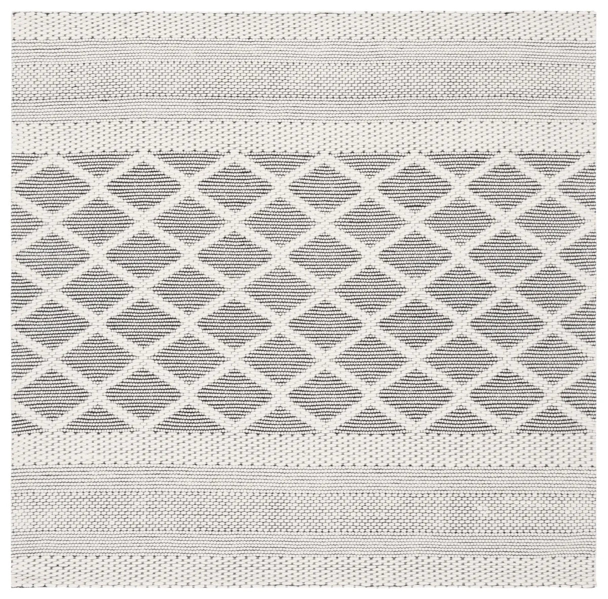 Safavieh Vermont 6'-0" x 6'-0" Rug in Ivory / Black