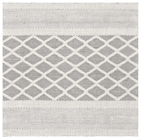 Safavieh Vermont 6'-0" x 6'-0" Rug in Ivory / Black