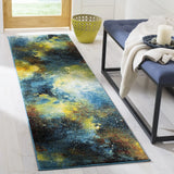 Safavieh Galaxy 2'-3" x 10'-0" Rug in Blue / Multi