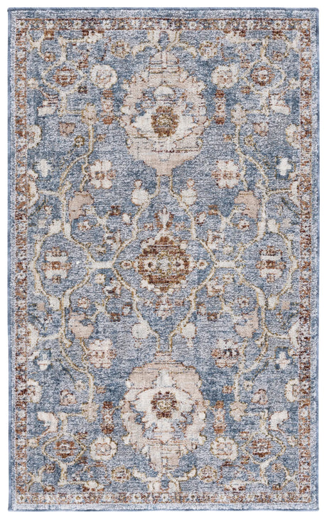Safavieh Heirloom 700 2'-6" x 4'-0" Rug in Grey / Blue Rust