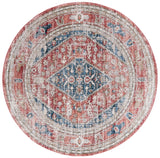 Safavieh Rosewood 6'-7" x 6'-7" Rug in Blue / Red