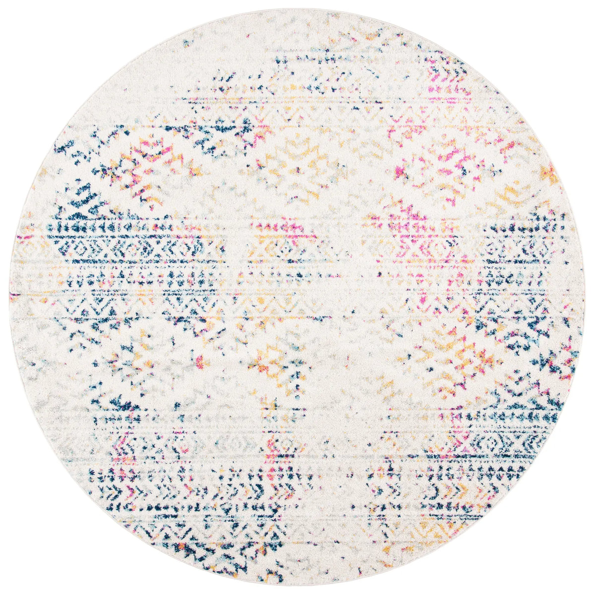 Safavieh Tulum 10'-0" x 10'-0" Rug in Ivory / Blue