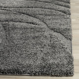 Safavieh Florida Shag 5'-3" x 7'-6" Rug in Grey / Grey