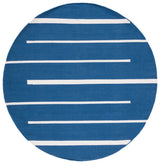 Safavieh Montauk 6'-0" x 6'-0" Rug in Navy / Ivory