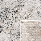 Safavieh Carnegie 4'-0" x 6'-0" Rug in Silver / Grey