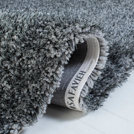 Safavieh Shag 4'-0" x 6'-0" Rug in Dark Grey