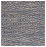 Safavieh Natural Fiber 6'-0" x 6'-0" Rug in Natural / Blue