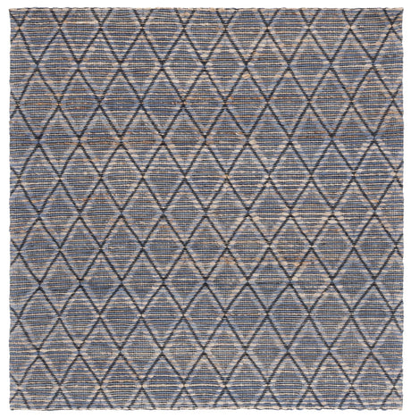 Safavieh Natural Fiber 6'-0" x 6'-0" Rug in Natural / Blue