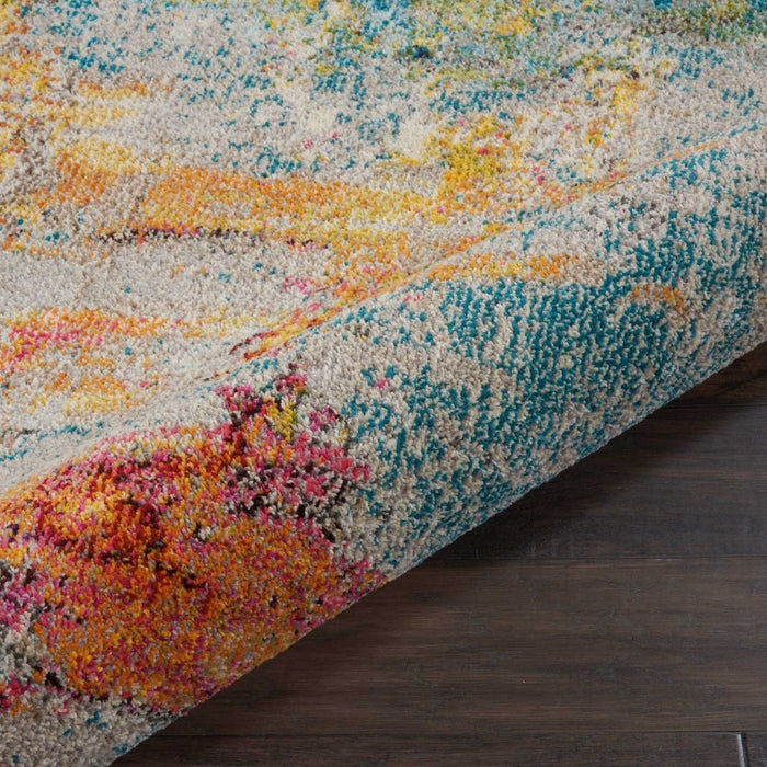 Nourison Celestial CES02 Machine Made Sealife Rug