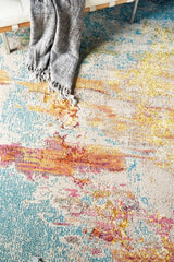 Nourison Celestial CES02 Machine Made Sealife Rug