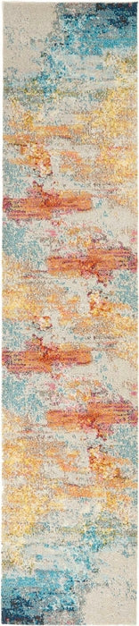 Nourison Celestial CES02 Machine Made Sealife Rug