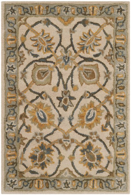 Safavieh Classic 2'-0" x 3'-0" Rug in Ivory / Light Blue