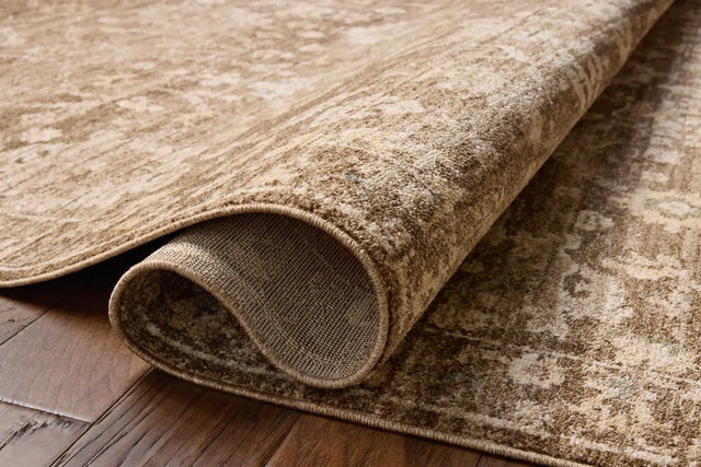 Chris Loves Julia x Loloi Palma PLM-09 Brown / Earth Rug - pile height