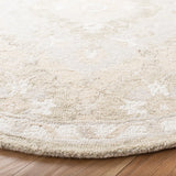 Safavieh Micro-Loop 5'-0" x 5'-0" Rug in Beige / Grey