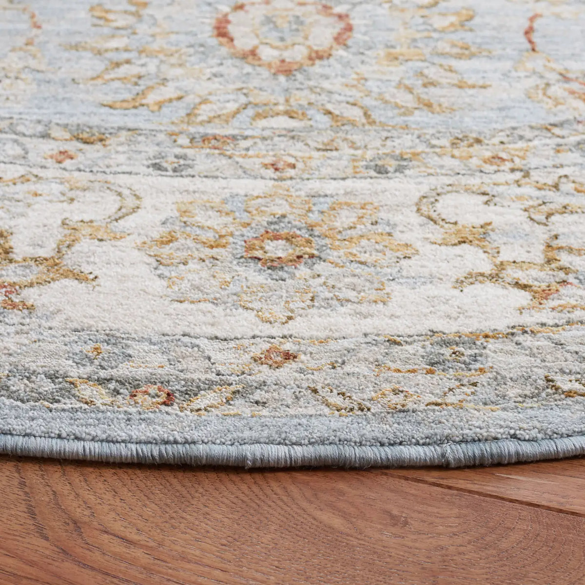 Safavieh Hamilton 6'-7" x 6'-7" Rug in Blue / Gold