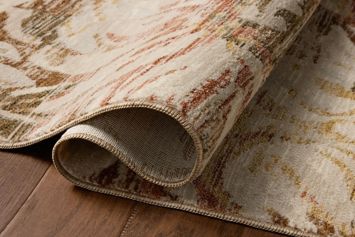 Loloi Eileen ELE-04 Transitional Power Loomed Natural, Spice Rug - pile height