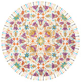 Safavieh Aspen 7'-0" x 7'-0" Rug in Ivory / Purple