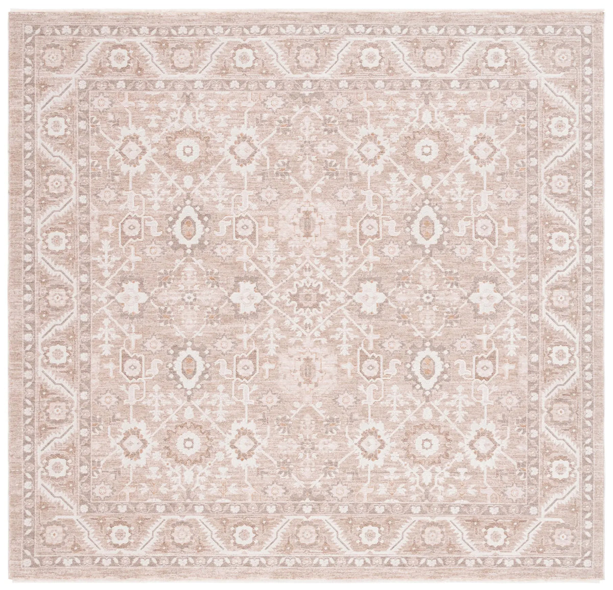 Safavieh Willow 6'-3" x 6'-3" Rug in Beige / Ivory