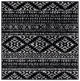 Safavieh Tulum 3'-0" x 3'-0" Rug in Black / Ivory