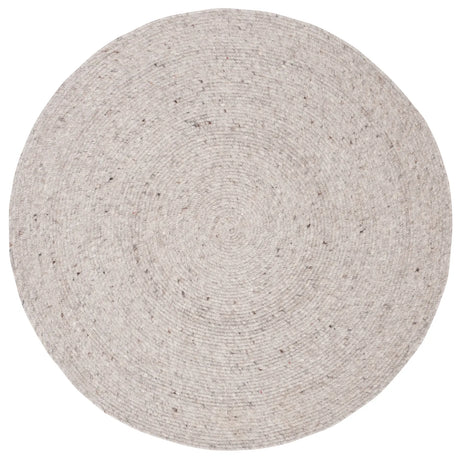 Safavieh Braided 3'-0" x 3'-0" Rug in Light Grey