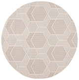 Safavieh Global 6'-7" x 6'-7" Rug in Beige / Ivory