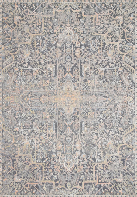Loloi Lucia Luc-02 Charcoal / Multi Rugs - main flat