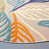 Safavieh Cabana 6'-7" x 6'-7" Rug in Ivory / Green