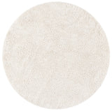 Safavieh Evolution Shag 500 6'-7" x 6'-7" Rug in Ivory