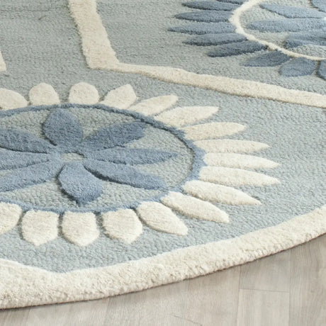Safavieh Cambridge 6'-0" x 6'-0" Rug in Blue / Ivory