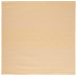 Safavieh Courtyard 6'-7" x 6'-7" Rug in Beige / Gold
