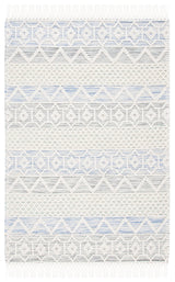 Safavieh Natura 4'-0" x 6'-0" Rug in Ivory / Light Blue