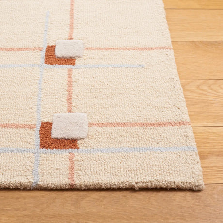 Safavieh Genre 4'-0" x 6'-0" Rug in Beige / Rust