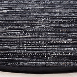 Safavieh Rag Rug 6'-0" x 6'-0" Rug in Black