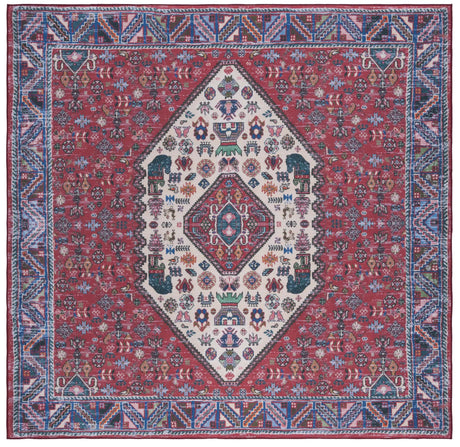 Safavieh Tucson 6'-0" x 6'-0" Rug in Beige / Rust