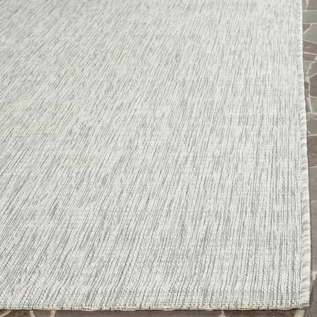 Safavieh Courtyard 4'-0" x 5'-7" Rug in Grey / Turquoise