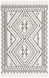 Safavieh Kilim 4'-0" x 6'-0" Rug in Ivory / Black