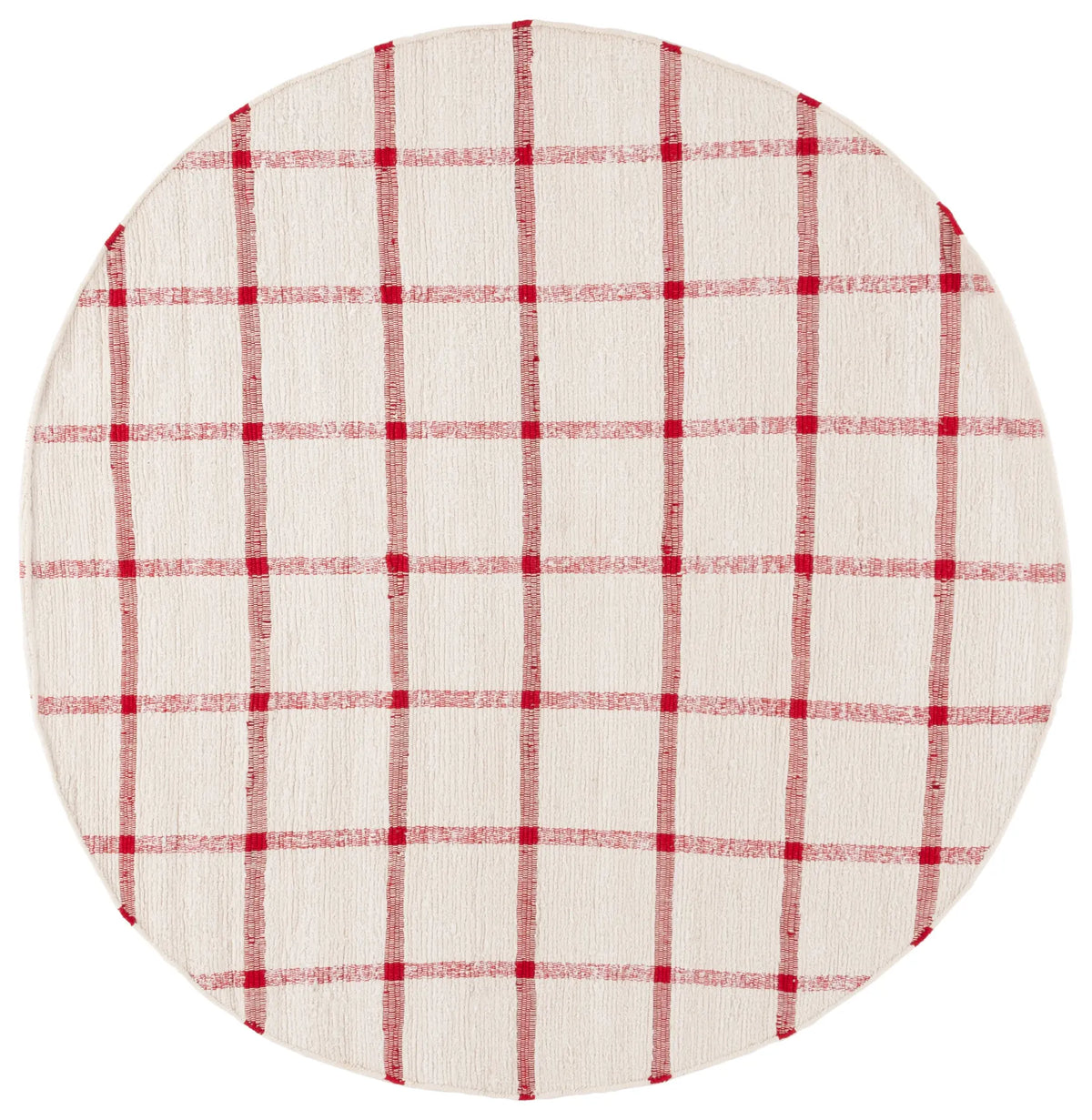 Safavieh Montauk 6'-0" x 6'-0" Rug in Ivory / Red