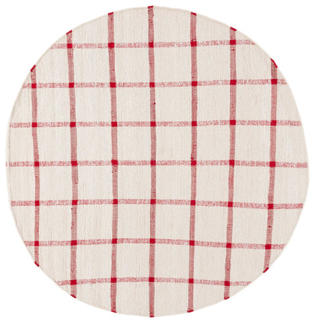 Safavieh Montauk 6'-0" x 6'-0" Rug in Ivory / Red