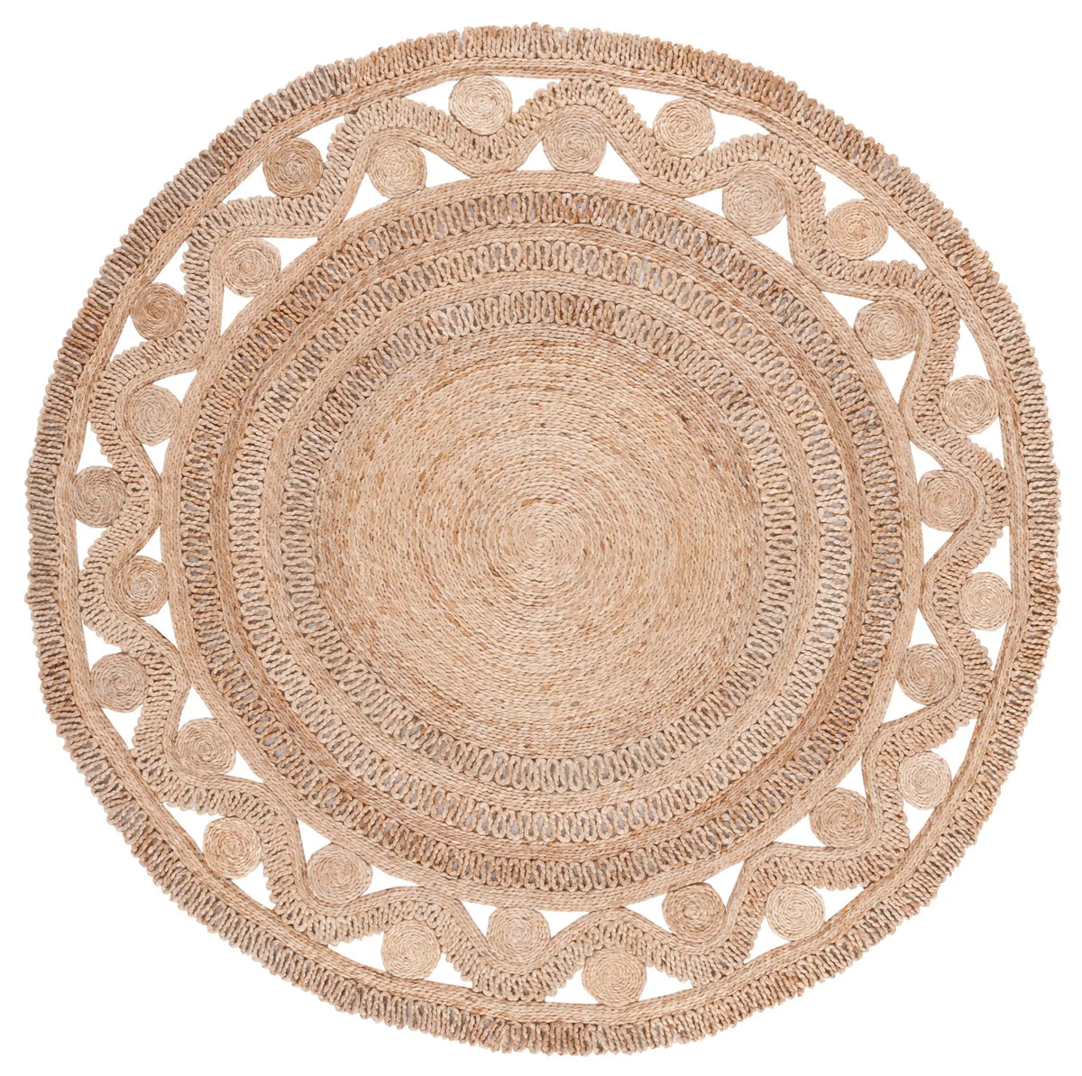 Safavieh Natural Fiber 6'-0" x 6'-0" Rug in Natural