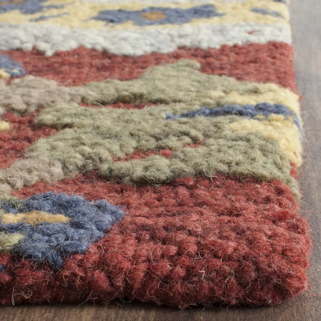 Safavieh Blossom 2'-3" x 10'-0" Rug in Red / Multi
