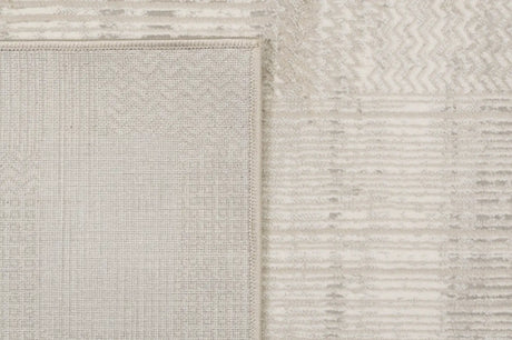 Dynamic Rugs Atlas 2582 Power Loomed Modern Beige/Grey Rug - Corner
